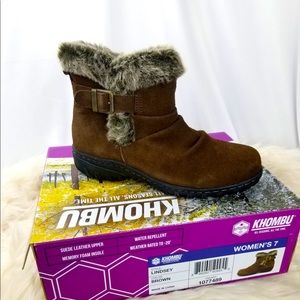 Khombu Lindsey Faux Fur Lined Boot